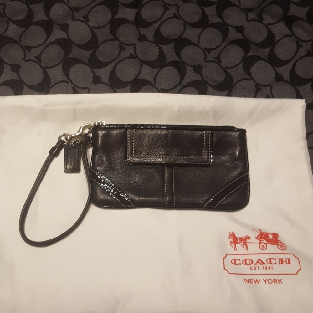Authentic coach wristlet